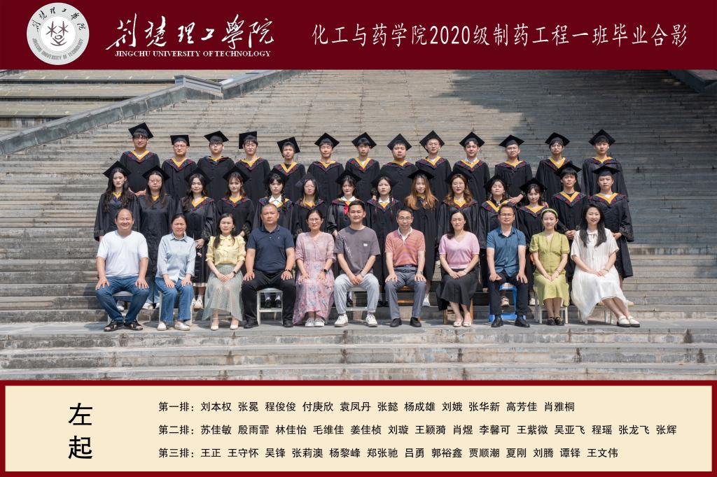 化工与药威廉希尔2024届毕业生合影